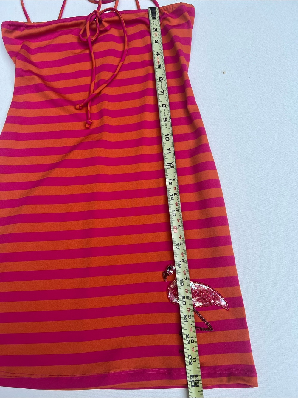 🦩Vtg striped beach dress🦩 - Picture 7 of 10